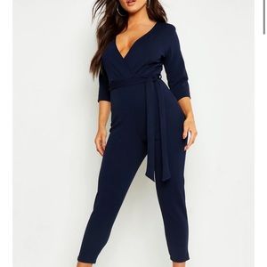 ❌SOLD❌ 💙BOOHOO💙Jumpsuit with Tie